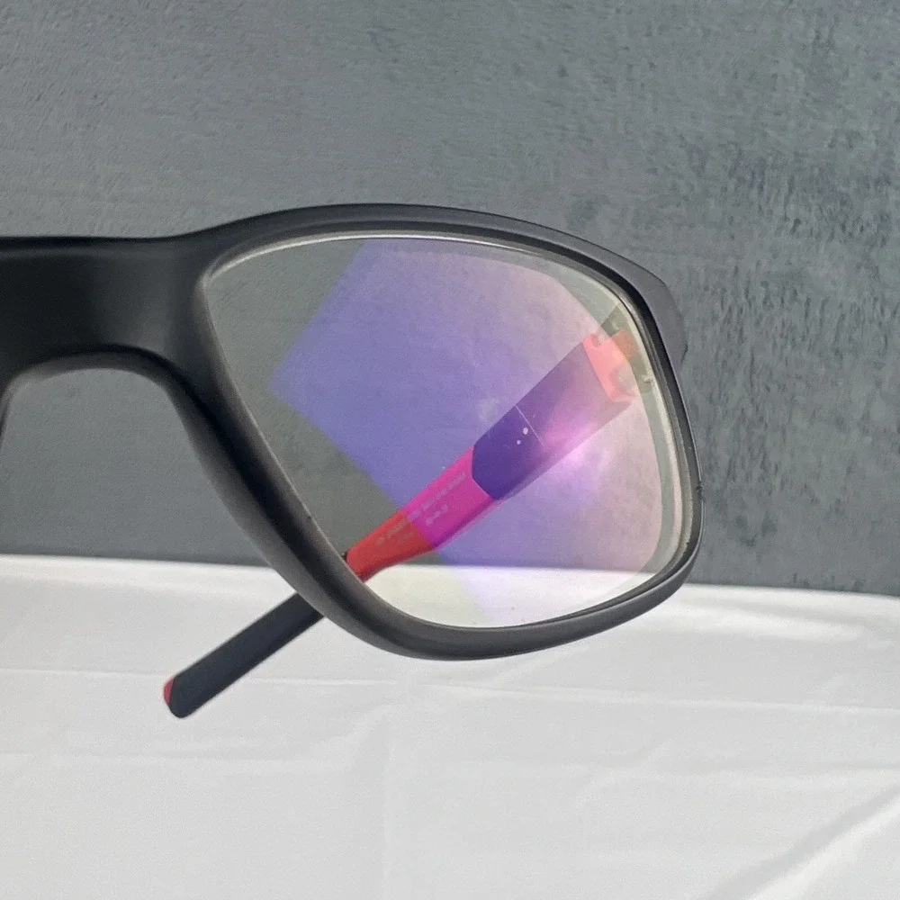 Oakley OY8007 0250 Field Day Youth Glasses Satin Grey Smoke Red 50-15-128 FRAMES